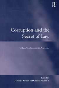 Imagen de portada: Corruption and the Secret of Law 1st edition 9781138415461