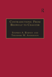 Cover image: Contradictions: From Beowulf to Chaucer 1st edition 9781859281734