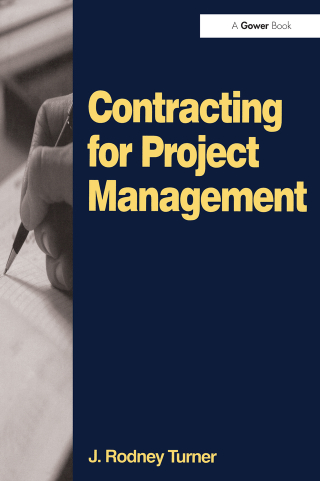 Cover image: Contracting for Project Management 1st edition 9780566085291