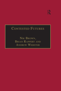Cover image: Contested Futures 1st edition 9780754612636
