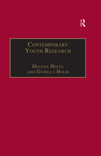 Cover image: Contemporary Youth Research 1st edition 9780367604257