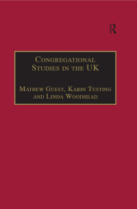 Cover image: Congregational Studies in the UK 1st edition 9781032099989