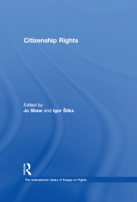 صورة الغلاف: Citizenship Rights 1st edition 9781409426301