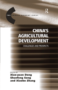 Imagen de portada: China's Agricultural Development 1st edition 9780754646969