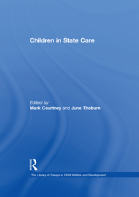 صورة الغلاف: Children in State Care 1st edition 9780754625872