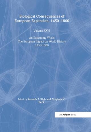 Omslagafbeelding: Biological Consequences of the European Expansion, 1450–1800 1st edition 9780860785187