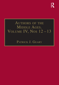 Imagen de portada: Authors of the Middle Ages, Volume IV, Nos 12–13 1st edition 9780860786252
