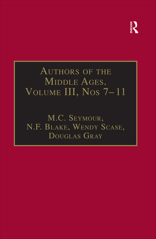 Imagen de portada: Authors of the Middle Ages, Volume III, Nos 7–11 1st edition 9780860785569