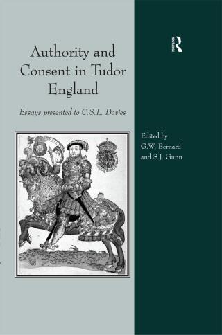 Cover image: Authority and Consent in Tudor England 1st edition 9780754606659