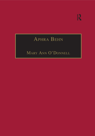 Imagen de portada: Aphra Behn 2nd edition 9780754600992
