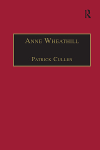 Cover image: Anne Wheathill 1st edition 9781859281000