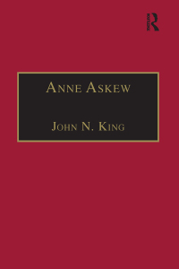 Cover image: Anne Askew 1st edition 9781859280928