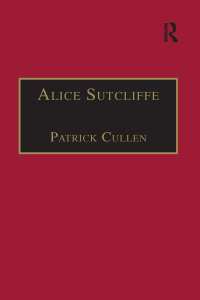 Cover image: Alice Sutcliffe 1st edition 9781859280980