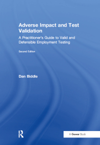 صورة الغلاف: Adverse Impact and Test Validation 2nd edition 9780566087783