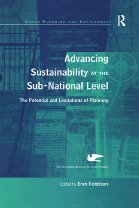 Omslagafbeelding: Advancing Sustainability at the Sub-National Level 1st edition 9780754638872