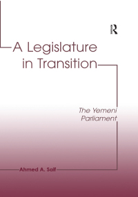 صورة الغلاف: A Legislature in Transition 1st edition 9780754617020