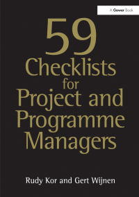 صورة الغلاف: 59 Checklists for Project and Programme Managers 2nd edition 9780566087752