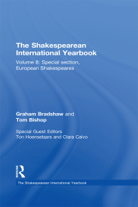 Cover image: The Shakespearean International Yearbook 1st edition 9780754665724