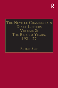 Imagen de portada: The Neville Chamberlain Diary Letters 1st edition 9781138276758