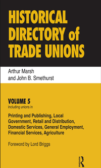 Imagen de portada: Historical Directory of Trade Unions 1st edition 9780859679909