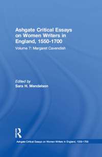 Cover image: Ashgate Critical Essays on Women Writers in England, 1550-1700 1st edition 9780754660811
