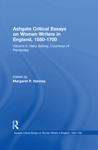 Cover image: Ashgate Critical Essays on Women Writers in England, 1550-1700 1st edition 9780754660835