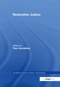 Cover image: Restorative Justice 1st edition 9781472441201