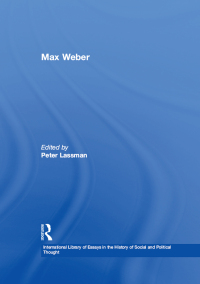 Imagen de portada: Max Weber 1st edition 9780754624721