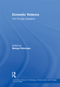Imagen de portada: Domestic Violence 1st edition 9780754625889