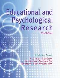 Imagen de portada: Educational and Psychological Research 3rd edition 9781884585456