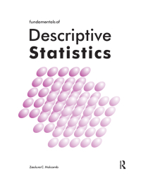 Imagen de portada: Fundamentals of Descriptive Statistics 1st edition 9781884585050