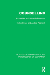 Cover image: Counselling 1st edition 9781138286481