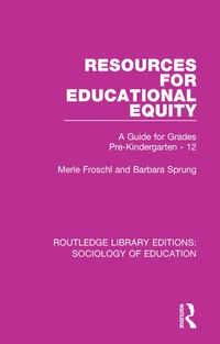 Titelbild: Resources for Educational Equity 1st edition 9781138285392