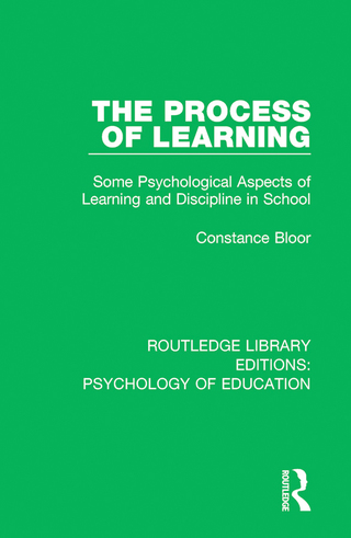 表紙画像: The Process of Learning 1st edition 9781138283640