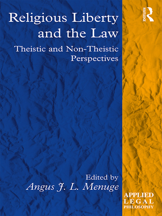 Cover image: Religious Liberty and the Law 1st edition 9781138244474