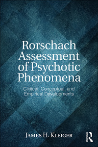 Imagen de portada: Rorschach Assessment of Psychotic Phenomena 1st edition 9780415837682