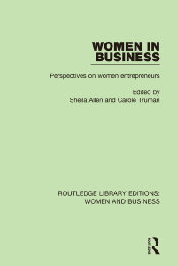 صورة الغلاف: Women in Business 1st edition 9781138243170