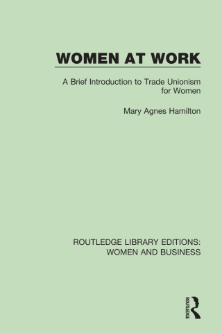 Cover image: Women at Work 1st edition 9781138243163