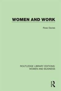 Imagen de portada: Women and Work 1st edition 9781138280472