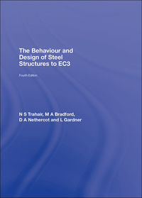 Imagen de portada: The Behaviour and Design of Steel Structures to EC3 4th edition 9780415418652