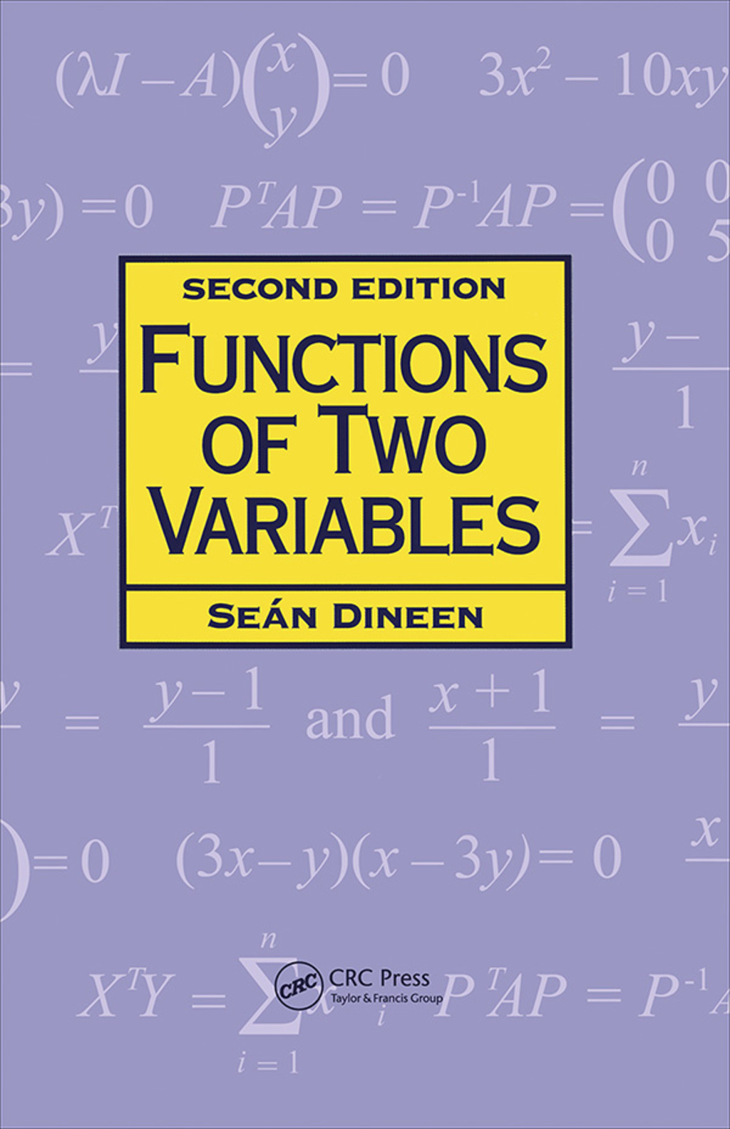 Functions of Two Variables 2nd Edition