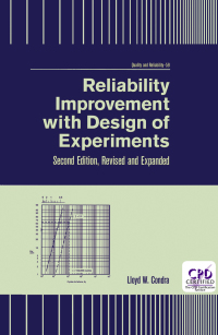 صورة الغلاف: Reliability Improvement with Design of Experiment 2nd edition 9780824705275