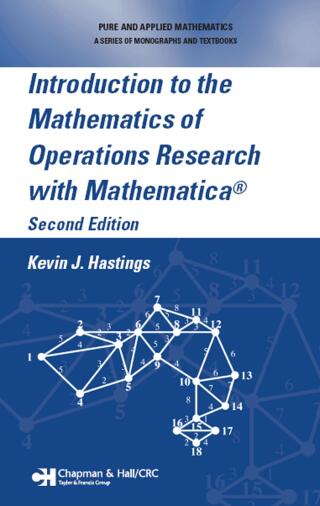 Cover image: Introduction to the Mathematics of Operations Research with Mathematica® 2nd edition 9780367835811