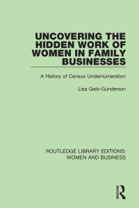 Cover image: Uncovering the Hidden Work of Women in Family Businesses 1st edition 9781138280274
