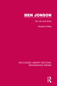 Omslagafbeelding: Ben Jonson 1st edition 9781138244382