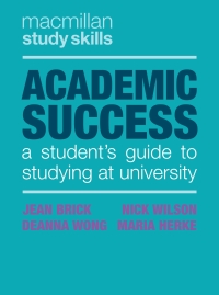 表紙画像: Academic Success 1st edition 9781352002621