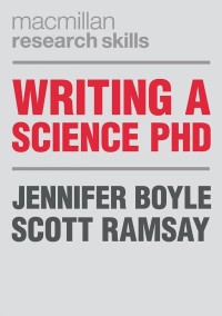Cover image: Writing a Science PhD 1st edition 9781352006308