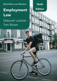 Cover image: Employment Law 10th edition 9781352010022
