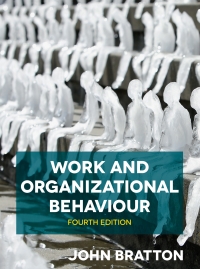 Cover image: Work and Organizational Behaviour 4th edition 9781352010978