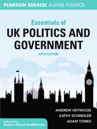 Imagen de portada: Essentials of UK Politics and Government 5th edition 9781352012309